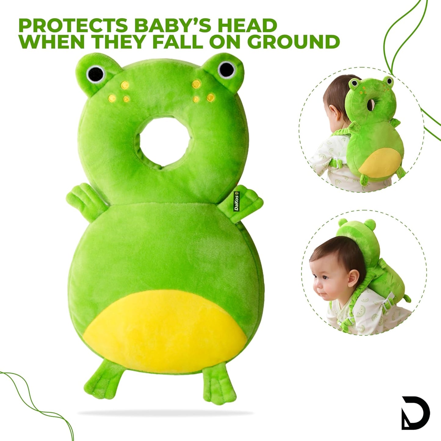 Baby Head Protector - Cozy Frog